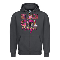 Smoke black girl magic Zipper Hoodie - NancyCooperArtShop