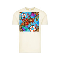 Vintage Arctic summer with leopard seamless pattern Vintage Tee - BundleAndBundleShop