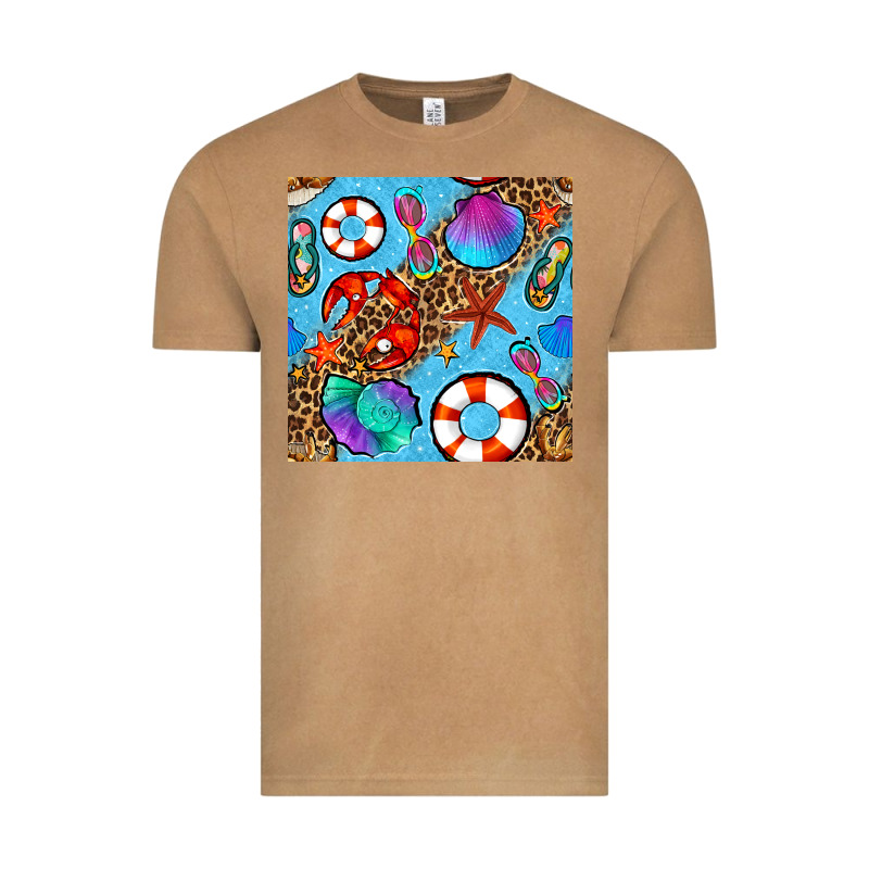 Summer With Leopard Seamless Pattern Vintage Tee by BundleAndBundleShop | Teevron