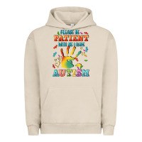Pigment French Oak please be patient with me i have autism Urban Hoodie - CowGirlArtShop