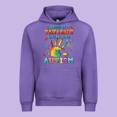 Please Be Patient With Me I Have Autism Urban Hoodie Designed By Cowgirlartshop