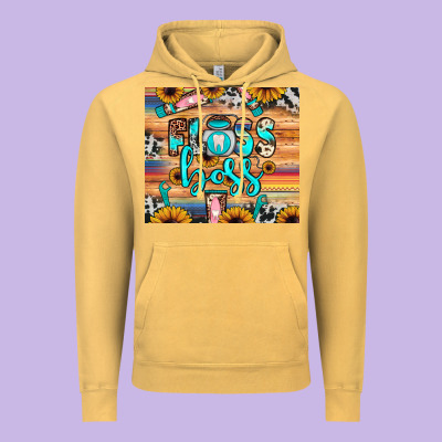Floss Boss Vintage Hoodie Designed By Jahusdesignshop