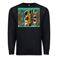 Black western brushstroke tumbler Premium Sweatshirt - Jasminsmagicworld