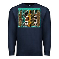 Navy western brushstroke tumbler Premium Sweatshirt - Jasminsmagicworld