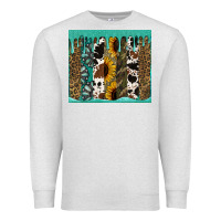 Oatmeal Heather western brushstroke tumbler Premium Sweatshirt - Jasminsmagicworld