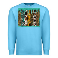 Ocean Blue western brushstroke tumbler Premium Sweatshirt - Jasminsmagicworld