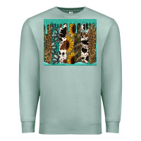 Seafoam western brushstroke tumbler Premium Sweatshirt - Jasminsmagicworld