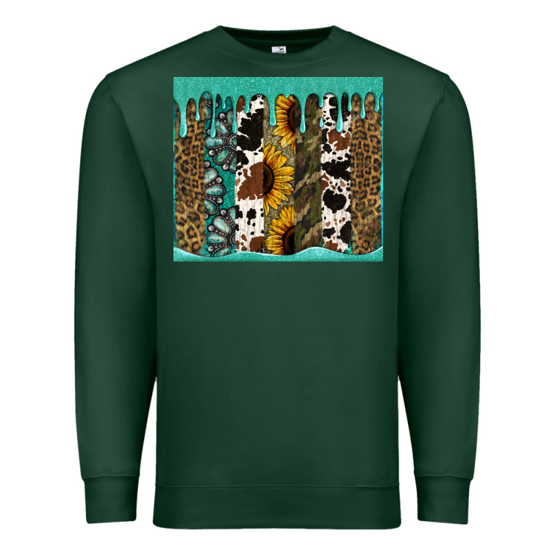 Western Brushstroke Tumbler Premium Sweatshirt by Jasminsmagicworld | Teevron