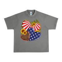 Tornado america heart and sunflower Urban Heavy Tee - Artiststas