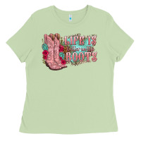 Matcha life is better in the boots Ladies Tee - texasbilliewilder