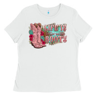 White life is better in the boots Ladies Tee - texasbilliewilder