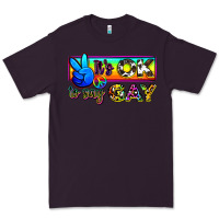 Plum it's ok to say gay Premium Tee - Zillion Design Studio