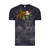 Cloud Black true story jesus and mary wıth santa Vintage Tee - AdoDesignShop