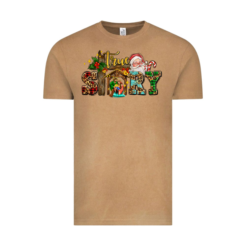True Story Jesus And Mary Wıth Santa Vintage Tee by AdoDesignShop | Teevron