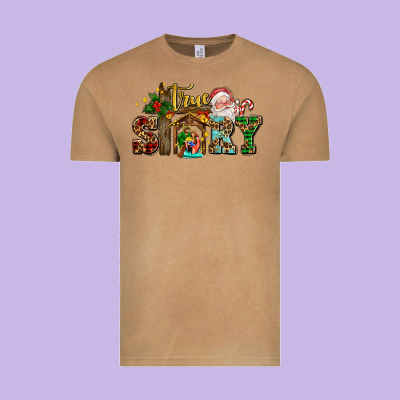 True Story Jesus And Mary Wıth Santa Vintage Tee Designed By Adodesignshop