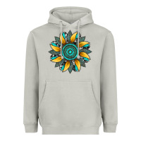 Moon Dust sunflower gemstone leopard Heavyweight Hoodie - Artiststas