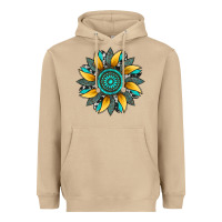 Mushroom sunflower gemstone leopard Heavyweight Hoodie - Artiststas