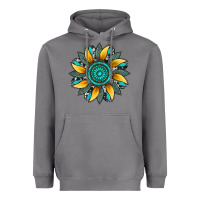 Storm sunflower gemstone leopard Heavyweight Hoodie - Artiststas
