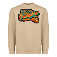 Mushroom hello pumpkin black Heavyweight Sweatshirt - JahusDesignShop