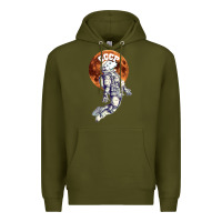 Army Green Laika, space traveler Premium Hoodie - Bettercallsaul