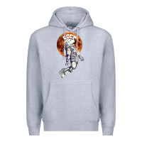 Heather Grey Laika, space traveler Premium Hoodie - Bettercallsaul
