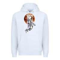 White Laika, space traveler Premium Hoodie - Bettercallsaul
