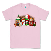 Bubblegum Pink Christmas snow coffee cups Classic Tee - Jasminsmagicworld