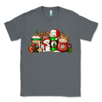 Charcoal Heather Christmas snow coffee cups Classic Tee - Jasminsmagicworld