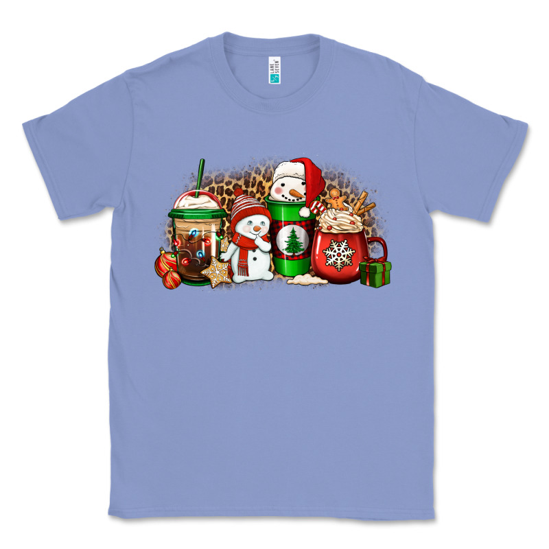 Christmas Snow Coffee Cups Classic Tee by Jasminsmagicworld | Teevron