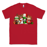 Red Christmas snow coffee cups Classic Tee - Jasminsmagicworld