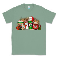 Sage Christmas snow coffee cups Classic Tee - Jasminsmagicworld