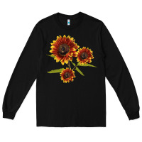 Black ring o fine sunflower Long Sleeve Tee - LillyAllenDesigns