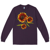 Plum ring o fine sunflower Long Sleeve Tee - LillyAllenDesigns