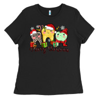 Black merry christmas tooth Ladies Tee - Zillion Design Studio