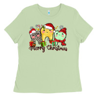 Matcha merry christmas tooth Ladies Tee - Zillion Design Studio