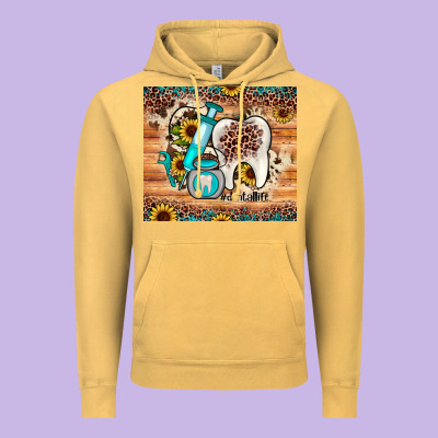 Dental Sunflower Vintage Hoodie Designed By Jahusdesignshop