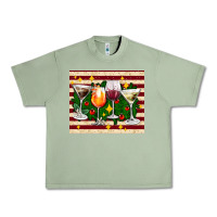 Oil Green Christmas cocktail Urban Heavy Tee - AdoDesignShop