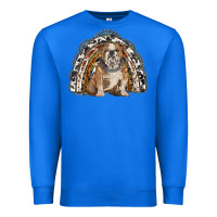 True Royal english bulldog rainbow Premium Sweatshirt - BarkalooDesign