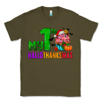 Army Green my first hallothanksmas Classic Tee - AdoDesignShop