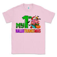Bubblegum Pink my first hallothanksmas Classic Tee - AdoDesignShop