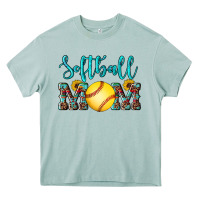 Arona western leopard  sunflowers glitter mom softball Heavy Core Tee - Artiststas