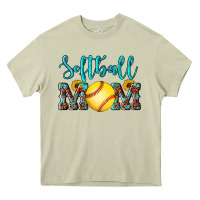Mossy western leopard  sunflowers glitter mom softball Heavy Core Tee - Artiststas