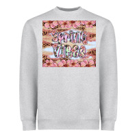 Heather Grey spring vibes Heavyweight Sweatshirt - Artiststas