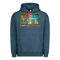 Pigment Midnight Navy teachers gonna teach Urban Hoodie - CowGirlArtShop