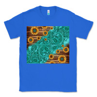 True Royal Tooled Leather And Sunflowers Classic Tee - Jasminsmagicworld