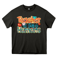 Asphalt teacher of tiny humans Heavy Core Tee - texasbilliewilder