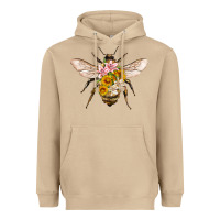 Mushroom bee with flowers Heavyweight Hoodie - Artiststas