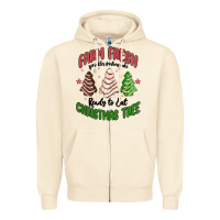 Sandshell farm fresh christmas tree Zipper Hoodie - MaliasSmallBusiness