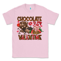 Bubblegum Pink Chcolate is my Valentine Classic Tee - CowhideDigitalArt