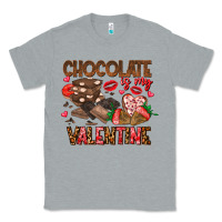 Heather Grey Chcolate is my Valentine Classic Tee - CowhideDigitalArt